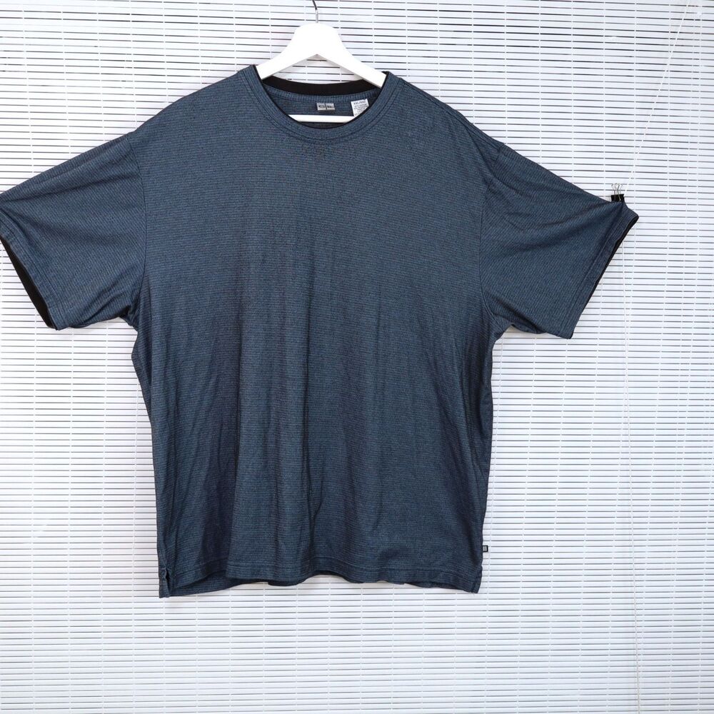 Geoffrey Beene Men’s T-shirt, Sz XXL, Blue, Short Sleeve, Pullover, Crew Neck
